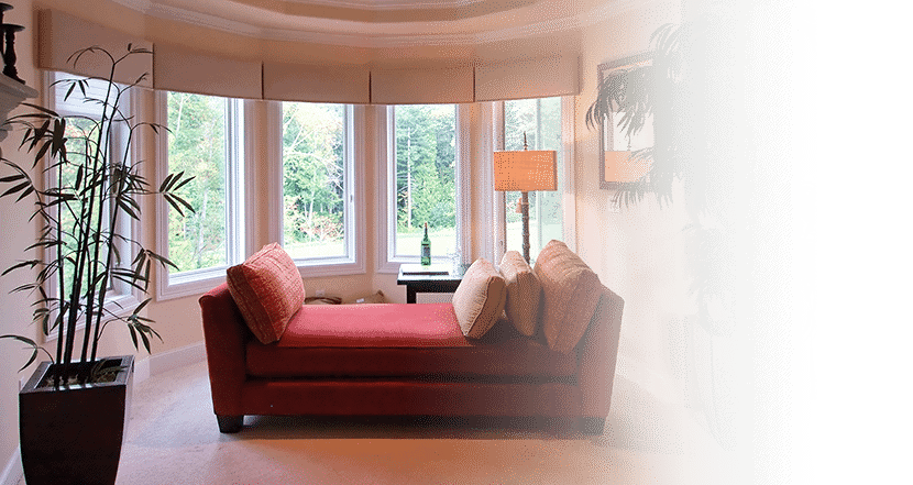 bow-windows living room windows - bow
