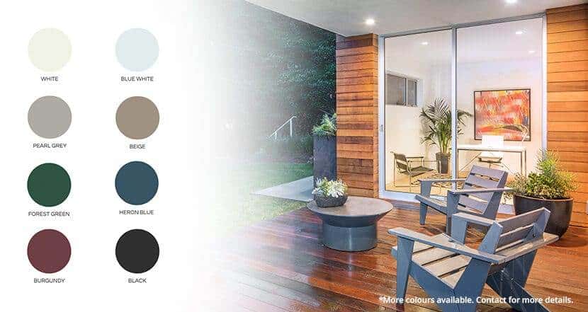 sliding-colours sliding doors - colours and finishes