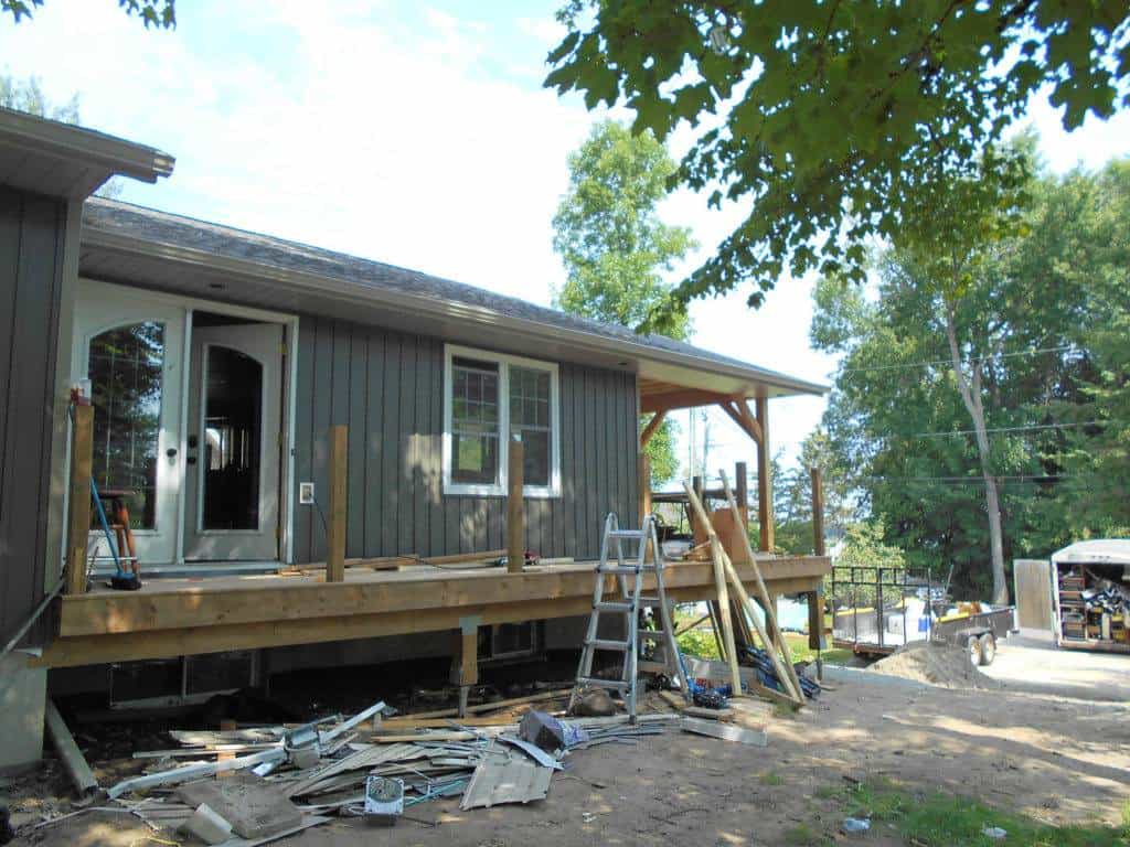siding project - Weaver - stylish modern grey - after