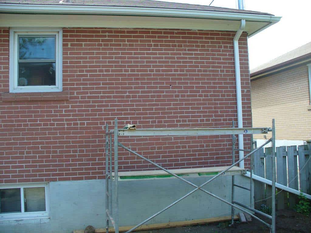 doors project - Weaver - new patio door installation - before