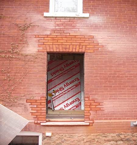 Doors Project - Weaver - Window To Door Transformation - Before