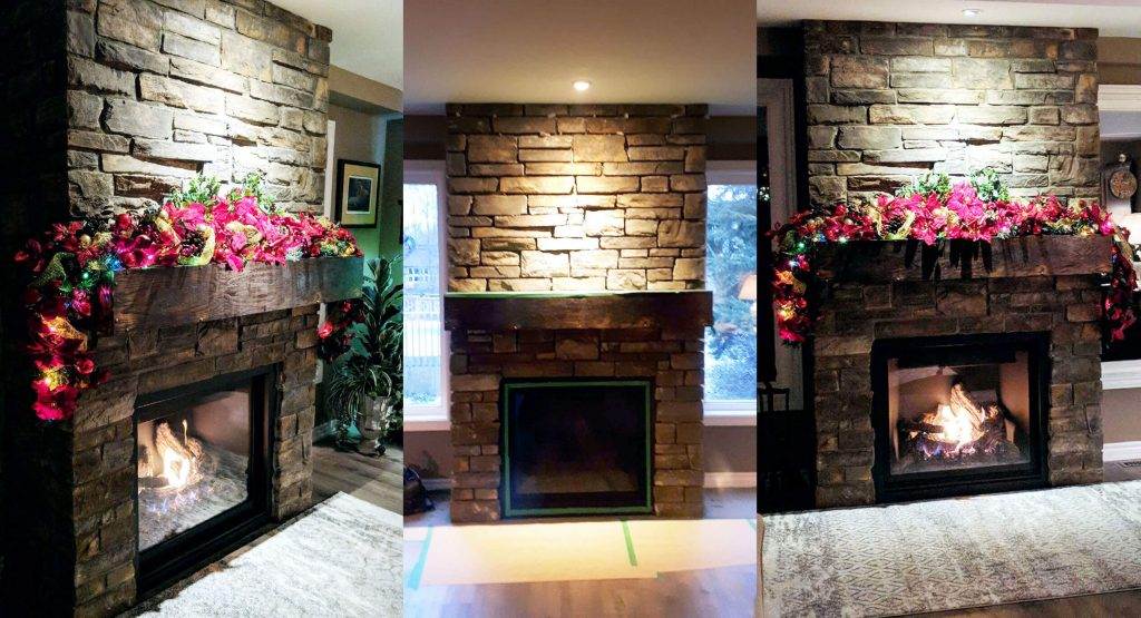Masonry Project - Innisfil - Fireplace Remodel - After