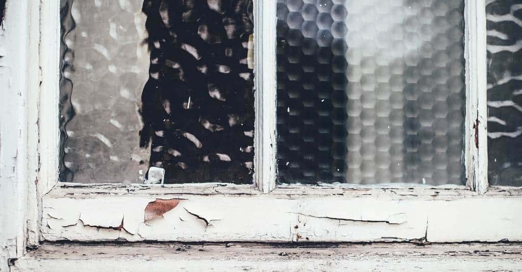 graphic of old wood window frame