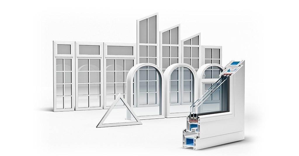 graphic of vinyl window frame styles