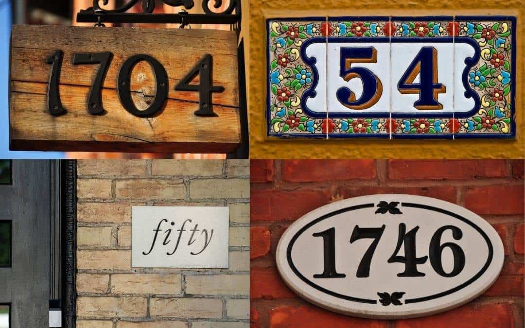 curb-appeal-with-creative-address-numbers-Weaver-Exterior