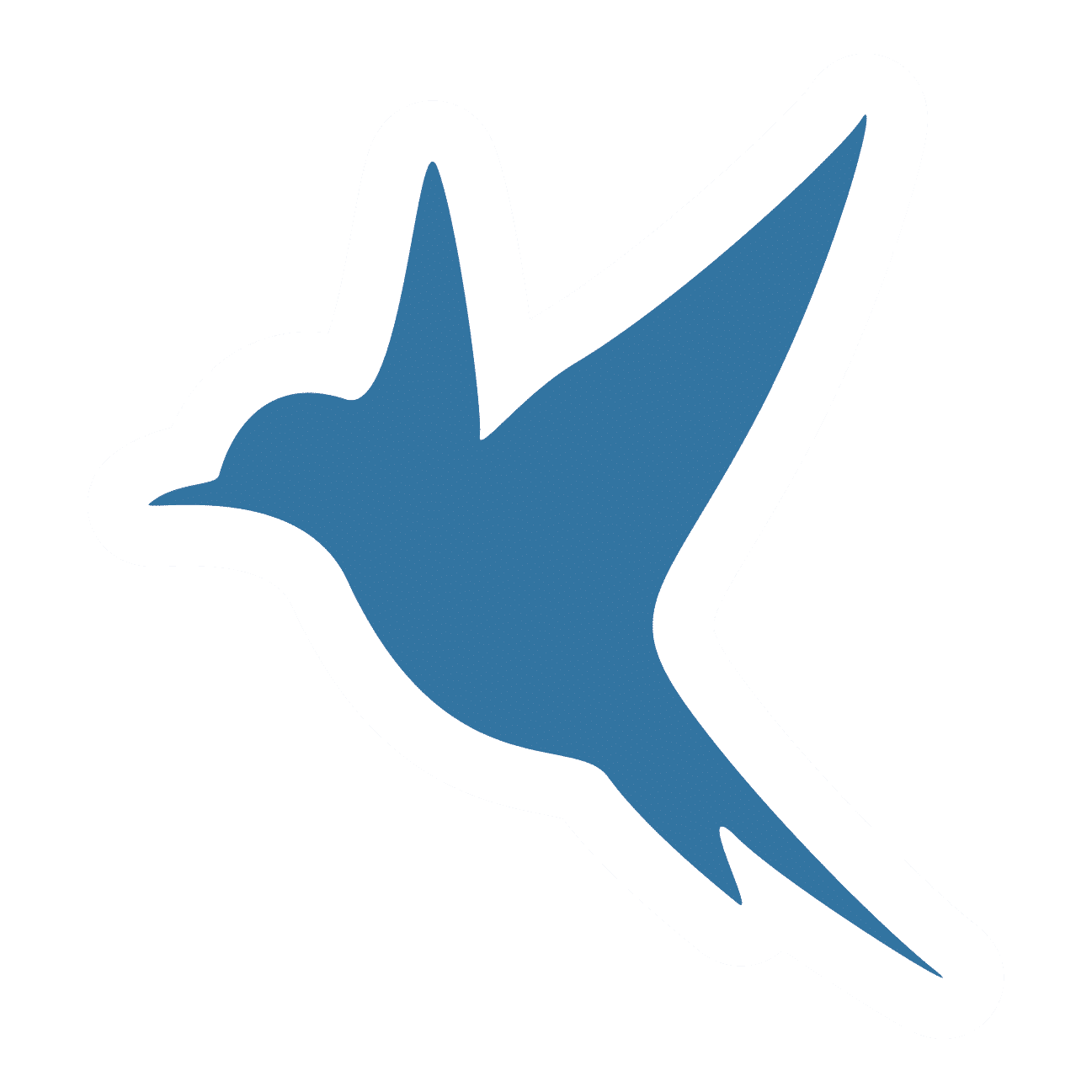 The Weaver Bird logo white outline- Weaver Exterior Remodeling