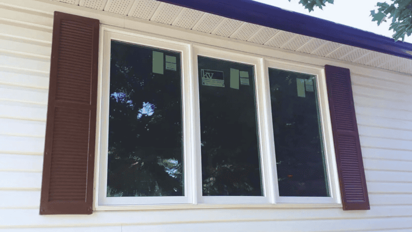 Triple pane window